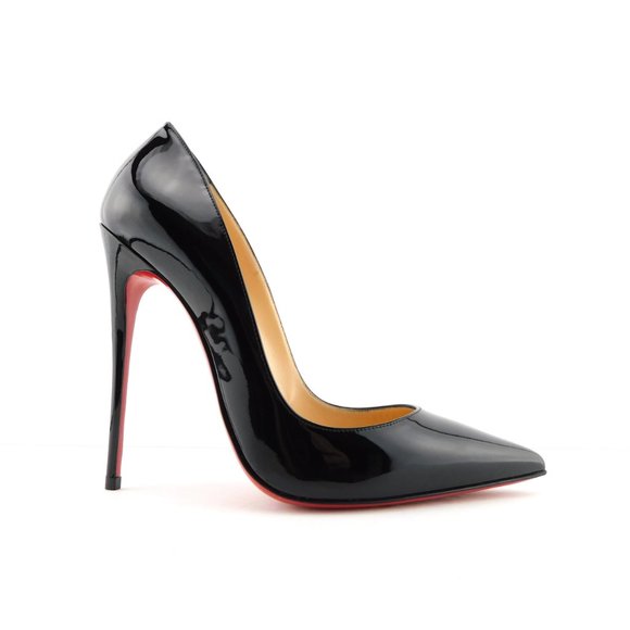 Christian Louboutin Shoes - CHRISTIAN LOUBOUTIN Black Patent Classic Pumps 38